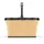 Carrybag Frame Raffia Black 48 x 29 x 28 cm