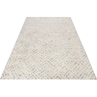 Outdoorteppich ESPRIT "Amber, ESP-20085", blau (sanftes weiß, blau), B:80cm H:4mm L:150cm, Polypropylen (PP), Teppiche, Outdoorteppich, Flachgewebe, In- und Outdoor geeignet, Balkon, Wohnzimmer, Küche