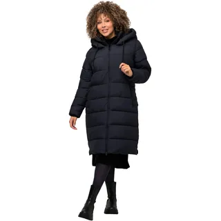 Ulla Popken, Damen, große Größen, Steppmantel, lange Seitenreißverschlüsse, Stehkragen