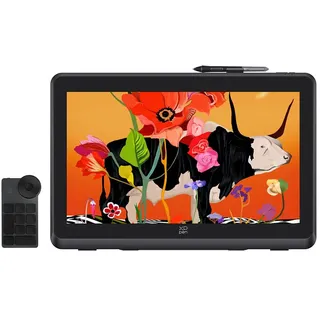 XPPen Artist Pro 22 (Gen 2), Kabelgebunden, 5080 lpi, 475,392 x 267,408 mm, USB/Bluetooth, 1 cm, Stift - Schwarz