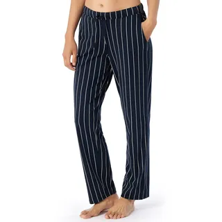 SCHIESSER Pyjama-Hose mit Blockstreifen, Dunkelblau, 44