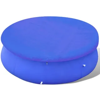 vidaXL Poolabdeckung PE Rund 540 cm 90 g/m2 - Blau