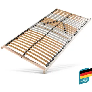 Medistar Federholzrahmen Kopfteil und Fußteil verstellbar 90 x 200 cm