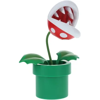 Paladone Super Mario Brothers Offiziell lizenzierte Mini Piranha Pflanze Bewegliche Lampe, Gamer Zimmer Dekor und Geschenk für Jungen und Mädchen, Film Fans Sammler Nachtlicht | Paladone