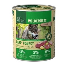 REAL NATURE WILDERNESS Adult Deep Forest Wildschwein mit Hirsch 12x800 g