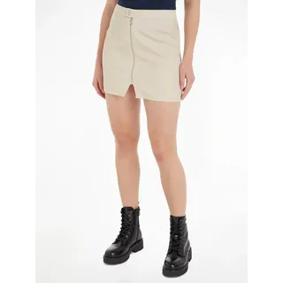 Tommy Jeans Minirock »TJW STRUCTURED CARGO MINI SKIRT«, Webrock in strukturierter Qualität, Cargo Form, beige