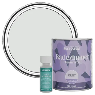 Rust-Oleum wasserfeste hellgrau Fliesenfarbe für Badezimmer in Seidenglanz Finish - Bibliothek Grau 750ML
