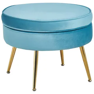 SalesFever Hocker Sitzpouf hellblau