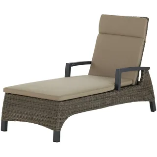 Siena Garden Corido Sonnenliege 238 x 70 x 101 cm Grau/Taupe