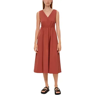 s.Oliver Damen Midi Kleid, Regular Fit Midi Kleid, Regular Fit, 2813 orange, 36