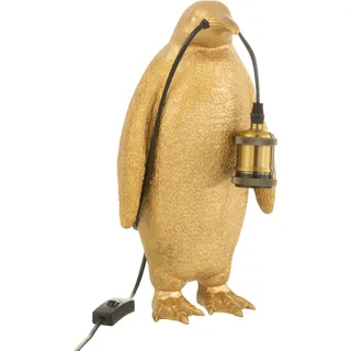 J-Line J-Line Tischlampe Pinguin - Harz - Gold - Klein - Gold