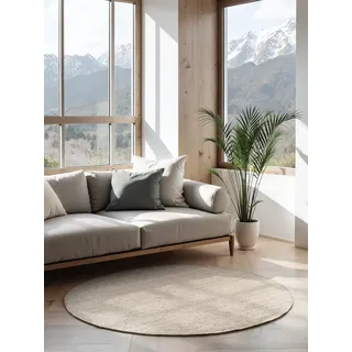 HANSE HOME Jaipur Juteteppich 160 x 160 cm Weiß