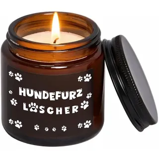 Hundefurz Löscher Duftkerze - Lavendel Kerze Mit Witz Spruch für Hundebesitzer Frauen, Lustiges Geschenk für Frauen Hundefreundinnen Hundegeburtstag Weihnachten Schwestern, Kollegin, Hundemama