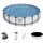 Steel Pro Max 549 x 122 cm inkl. Filterpumpe, Boden-Schutzplane, Abdeckplane, Poolleiter, Reparaturset
