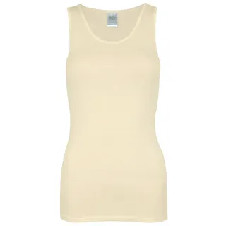 wobera natur Damenunterhemd ohne Arm Schurwolle und Seide 1 St