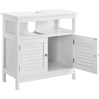 [en.casa] Waschbeckenunterschrank 60 x 60 x 30 cm Weiß
