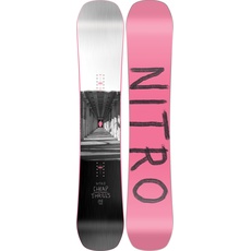 Nitro Herren Cheap Thrills 22 All Mountain Urban Freestyle Twin Board Snowboard, Multicolour, 157
