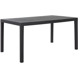 PROGARDEN Gartentisch Ausziehbar 150-220 x 90 x 72 cm Anthrazit