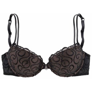 LASCANA Push-up-BH Damen schwarz Gr.80C