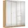 Drehtürenschrank 181 x 210 x 54 Braun