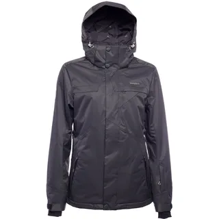 Zimtstern Damen Snowy Herringbone Jacke, schwarz, XS EU