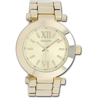 Oozoo Herren Armbanduhr Vintage Series Analog Metall gold UOC5753A