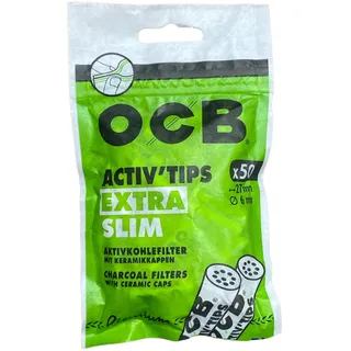 OCB ACTIV Tips Extra Slim, 50er
