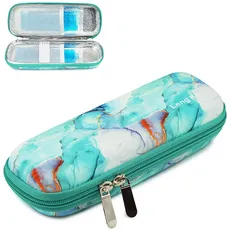 ONEGenug Insulin Kühltasche mit 2 Kühlakkus, Tragbare EVA Hardshell Diabetiker Tasche für Insulin Pen, Insulinspritzen und Andere Diabetikerzubehör