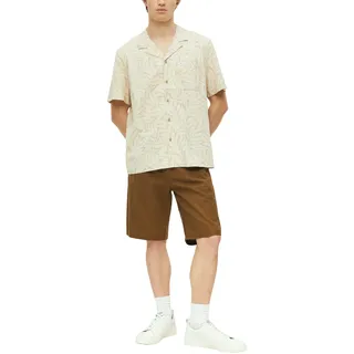 s.Oliver Hawaiihemd Sommerhemd in floraler Optik, beige aop