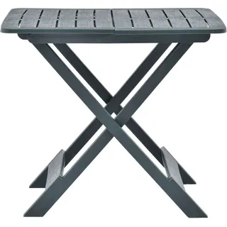 vidaXL Gartentisch Klappbar Grün 79x72x70 cm Kunststoff - Grün