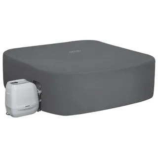 Bestway Spa-Abdeckung PVC und POM Grau - Grau