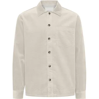 Langarmhemd SOLID "Langarmhemd SDIngvi", Herren, Gr. XXL, N-Gr, beige (oatmeal), Obermaterial: 100% Baumwolle CO., Hemden Langarmhemd