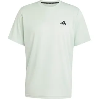 Adidas Train Essentials Training T-Shirt, Herren Kurzärmeliges T-Shirt, Linen Green/Black, IW3355