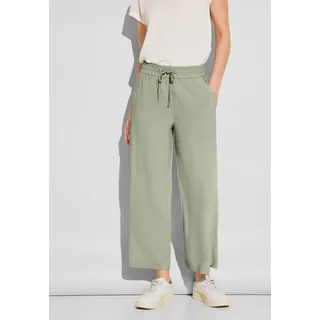 STREET ONE Damen A377224 7/8 Culotte Hose, soft moss green, 42W x 26L