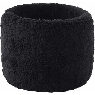SHTGOI Plüsch Schlauchschal Dick Winterschal mit Fleece Unisex Nackenwärmer Breite Gehörschutz Halsschlauch Flauschig Loop Schal Rundschal für Männer und Frauen im Winter zu verhindern Schwarz