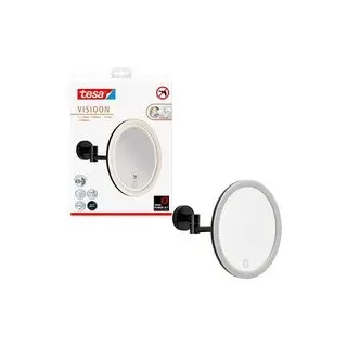 tesa Kosmetikspiegel beleuchtet VISIOON LED schwarz