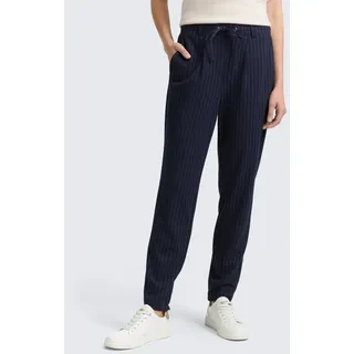 Tom Tailor Hosen Navy/Weiß Nadelstreifen 36 32