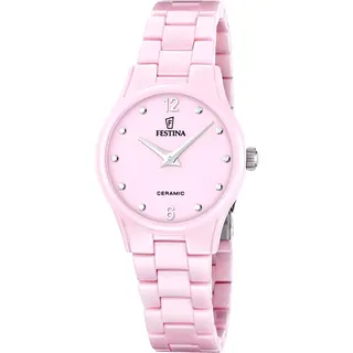 FESTINA Damenuhr Keramik rosa F20751-2 - Rosa