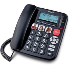 Bild KFT20 Schnurgebundenes Seniorentelefon Freisprechen, für Hörgeräte kompatibel, Wahlwieder