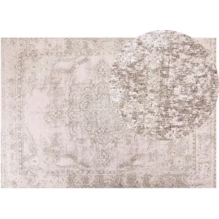 Beliani Kurzflor-Teppich Matarim 230/160 cm , Pink , Textil , Orientalisch , Rechteckig , 160x230 cm , Teppiche und Böden, Teppiche, Orientteppiche