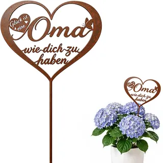 Ljevandria Oma Gartenstecker Rost Herz