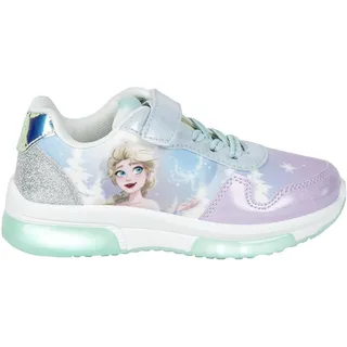 CERDÁ LIFE'S LITTLE MOMENTS Deportiva Suela PVC Con Luces Frozen Leichtathletik-Schuh, Hellblau, 32 EU