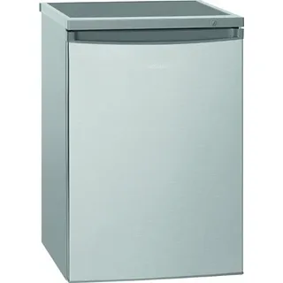 Bomann KS 2184 Kühlschrank mit Gefrierfach (120 l, 845 mm hoch, Silber)
