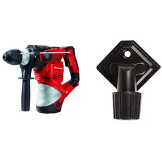 Einhell TC-RH 1600 (4-Funktions-Bohrhammer, 1.600 W, Schlagzahl 3.900 min-1, Schlagstärke 4 J, SDS-Plus, Schlag- Drehstop, inkl. Koffer, Bohrdüse)