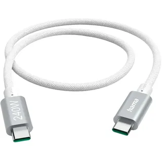 Hama USB-C 1,5 m Weiß