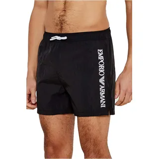 EMPORIO ARMANI Herren Mid Boxer Badehose, Schwarz, Verschiedene Größen
