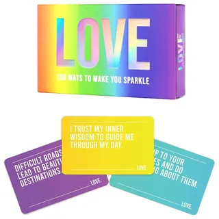 Love - 100 Affirmationskarten, die Sie zum Funkeln bringen