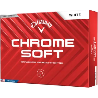 Callaway Chrome Soft 24 12er-Pack Performance-Golfbälle - Weiß