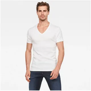 G-Star Basic V-Neck T-Shirt 2-Pack - Weiß - Herren - XL