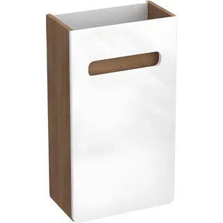 Moderne Waschbeckenschrank Badezimmer Wandwaschbeckenunterschrank Holz - Weiß